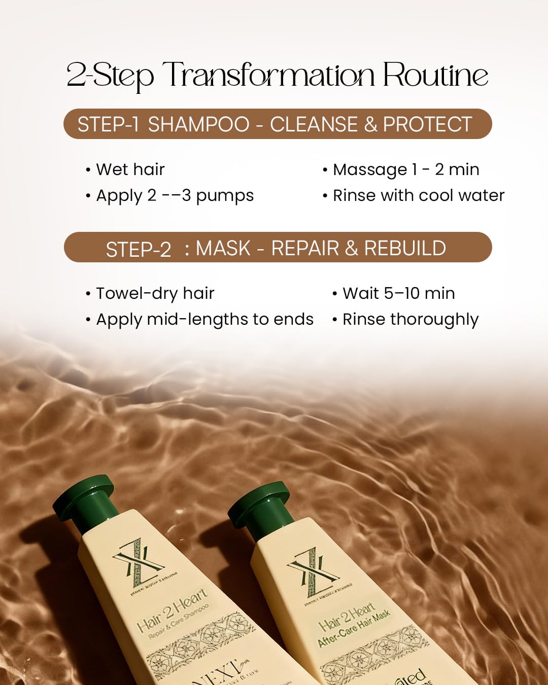 ZXX After-Care Shampoo & Hair Mask Combo for Women | Post Keratin